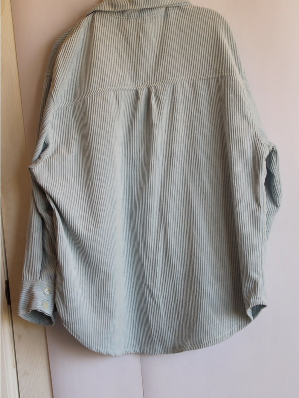Ashley by 26 International Blue Corduroy Shacket Large - Picture 4 of 4